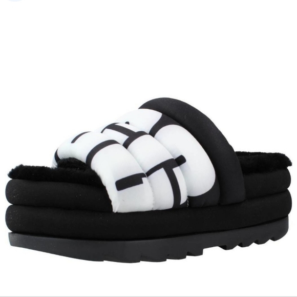 UGG Shoes - UGG Puft Slides Black 8